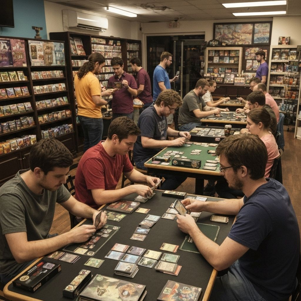 Players enjoying a game night at Dalez Kardz